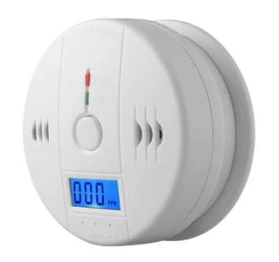 a Battery Operated Smoke Co Alarm Detector Combination Smoke and Carbon Monoxide Detector with Digital Display