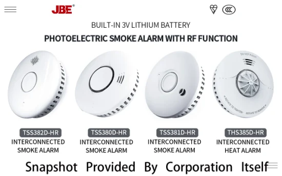 Bsk Km Ukca NF Wireless Smoke Detectors En14604 Interlinked Smoke Alarms for Scotland